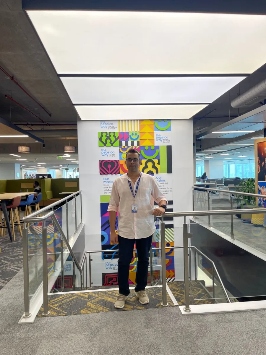 At the PepsiCo office